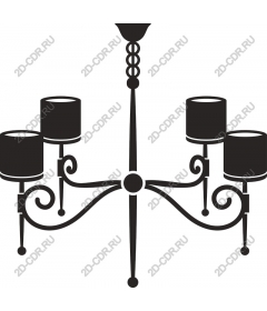  Elegant chandelier