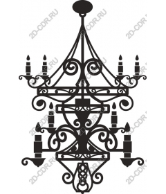  Elegant chandelier