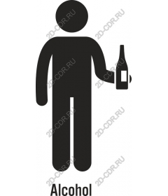  Awareness about alcohol: minimalist icon