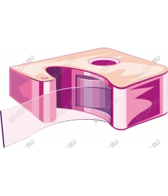  Stylish pink dispenser for tape