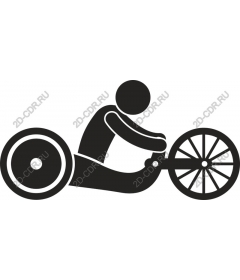 The cyclist with manual control