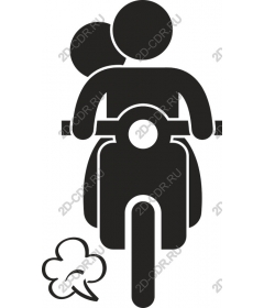  Couple on motorcycle