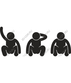  A set of characters for dynamic posing