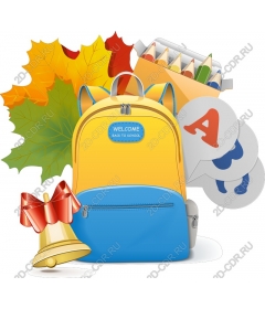  Backpack "Back to school"
