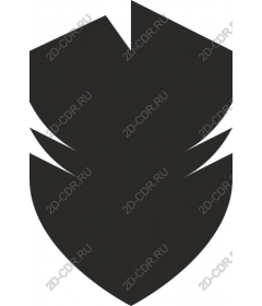  Stylized shield