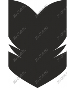  Stylized leaf