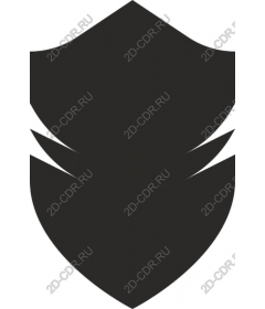  Logo of a stylized shield