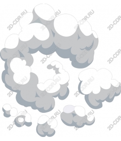  A stylized cloud