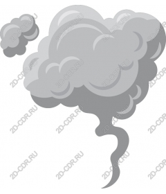  Fluffy gray cloud