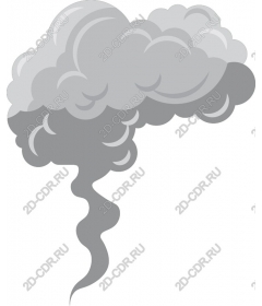  A stylized cloud