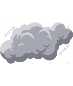 Fluffy gray cloud