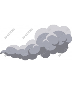  Fluffy gray cloud