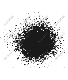  Art black ink splash