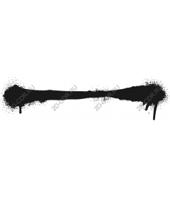  Black brush strokes "Splash"