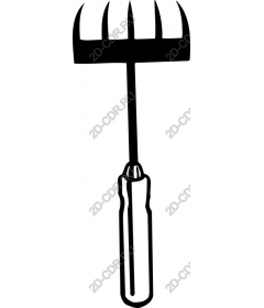 Traditional garden rake