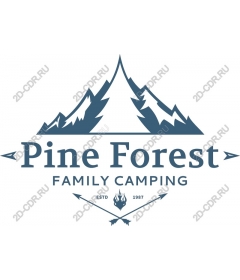  Family camping Pine Forest