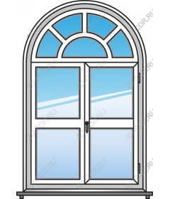  Elegant arched window