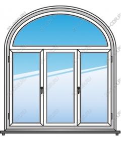  Elegant arched window