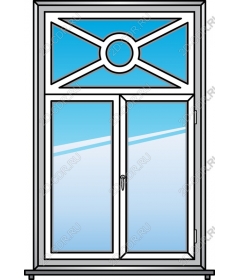  Elegant double window