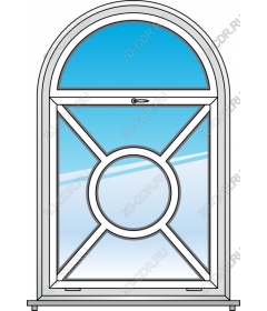  Elegant arched window