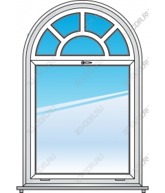  Elegant arched window