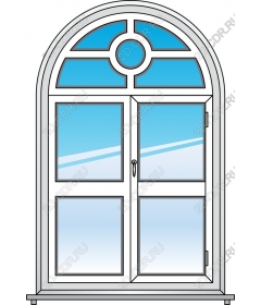  Elegant arched window