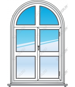  Elegant arched window