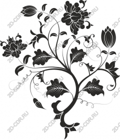  Elegant work "Floral vine"