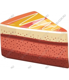  A delicious slice of layered cake
