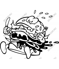  The character "Hungry Burger"