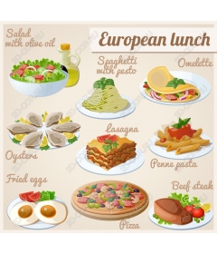 European lunch