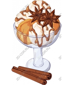 Decadent ice cream sundaes