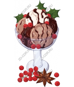 Decadent ice cream sundaes
