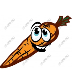  Funny cartoon carrot