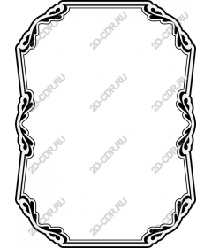 Vintage frame - elegant decorative element