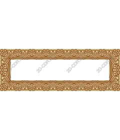 Exquisite decorative frame