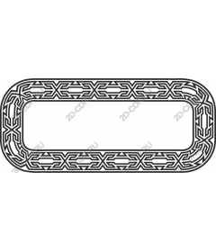 Elegant geometric frame