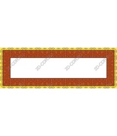  Elegant decorative frame border