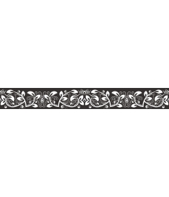  Elegant floral border