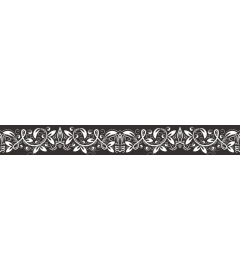  Elegant floral border