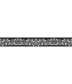  Elegant floral border