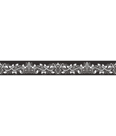 Floral decorative border