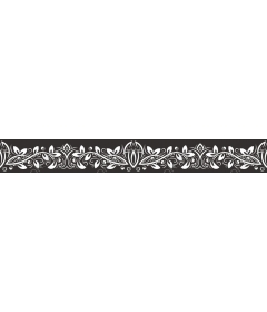 Decorative floral border