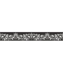  Elegant floral border