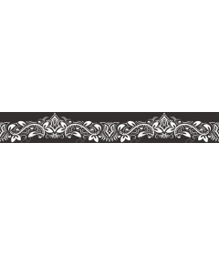 Exquisite floral border