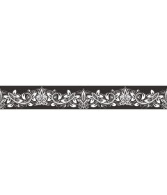 Elegant floral border