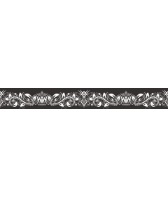  Elegant floral border