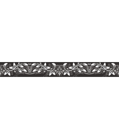  Elegant floral border