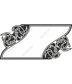 Elegant decorative frame