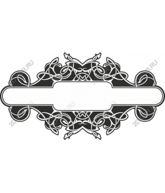  Vintage ornamental banner